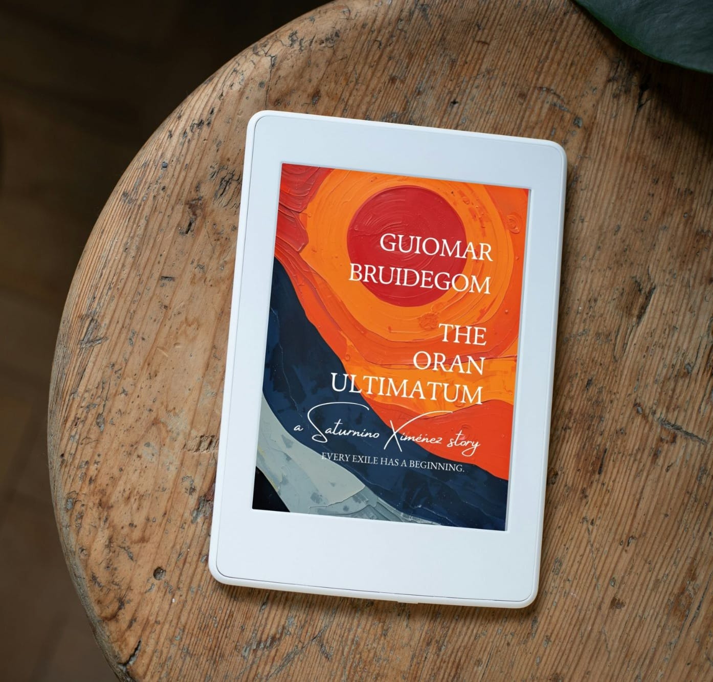 The Oran Ultimatum on white e-reader