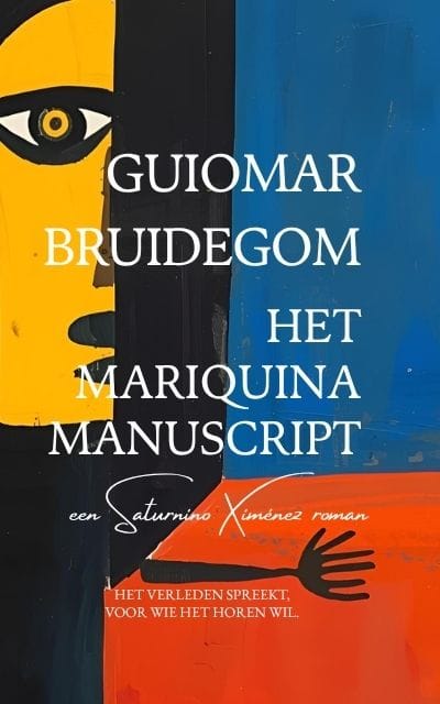 Boekomslag recensie-exemplaar Het Mariquina Manuscript