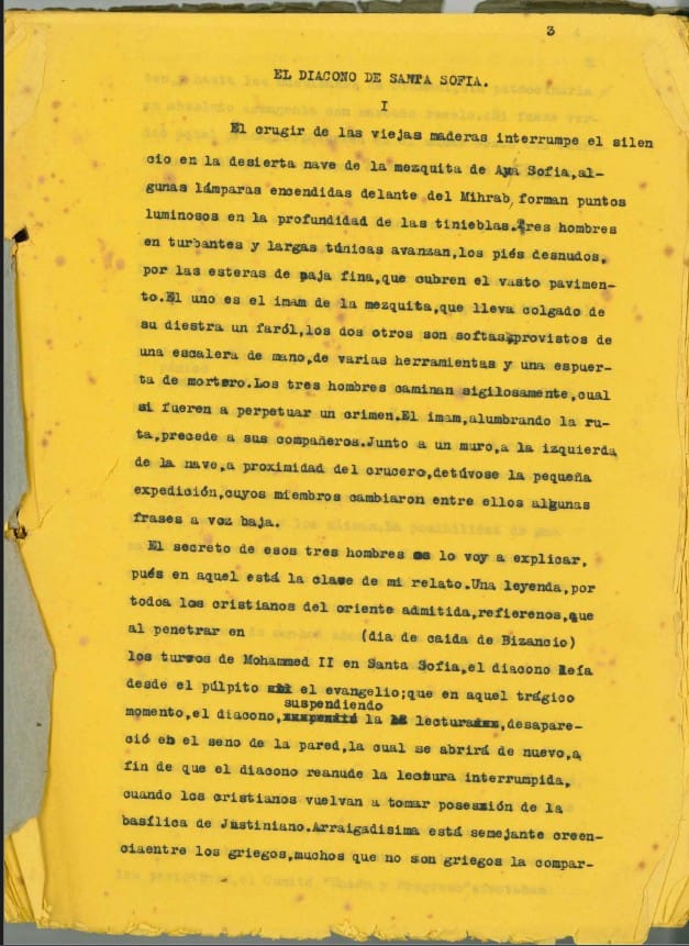 El Diacono de Santa Sofia by Saturnino Ximenez