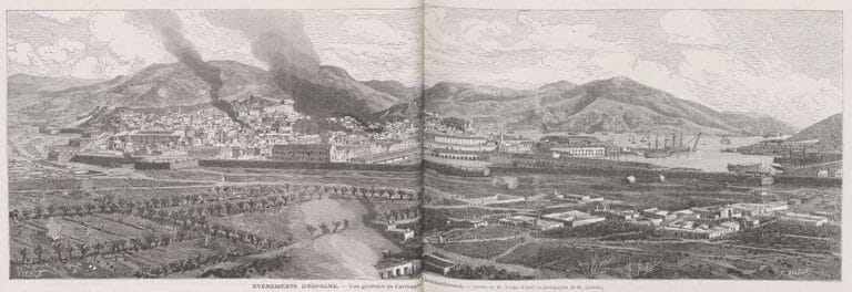 Events in Spain, general view of Cartagena